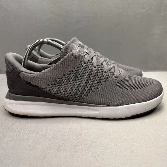 Kizik Lima Mens Size 10 (D) Shoes Gray Mesh Hands Free Slip On Comfort Sneakers