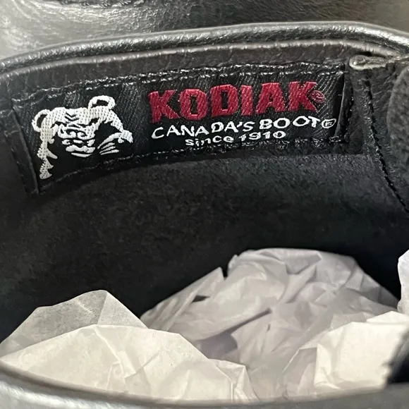 Kodiak original low rider leather boots black 8