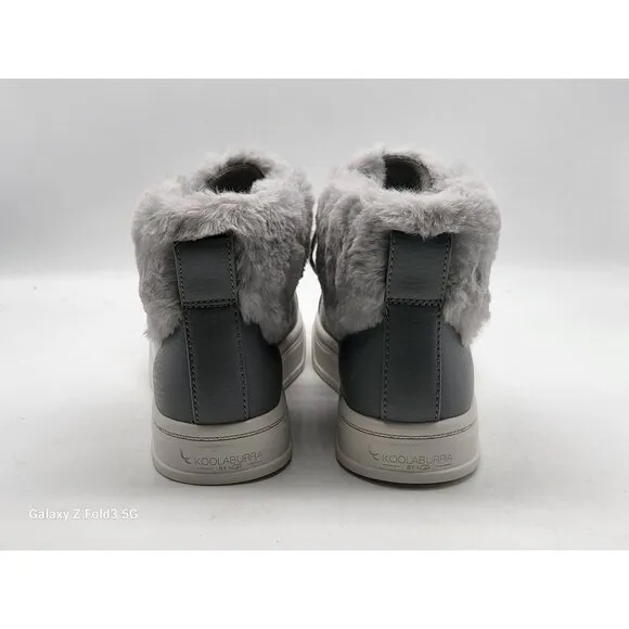 Koolaburra by UGG Women's Sundell Fuzz Chukka Sneaker Gray Size 6