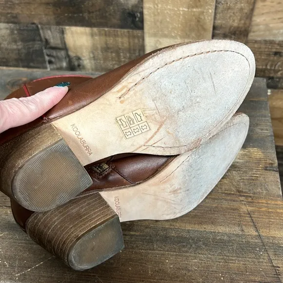 Koolaburra‎ Notela Leather Ankle Boots Women's Size 6.5
