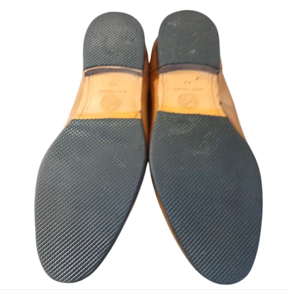 Kurt Geiger Loafers Men's Tan Tassled Slip-On Shoes size 10