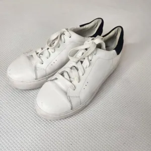 Kurt Geiger London Laney Leather Platform Sneakers Womens Size 9 White