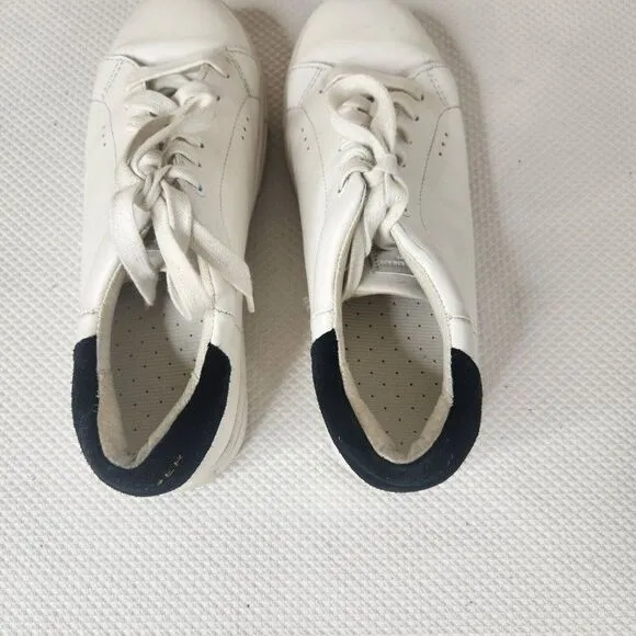 Kurt Geiger London Laney Leather Platform Sneakers Womens Size 9 White