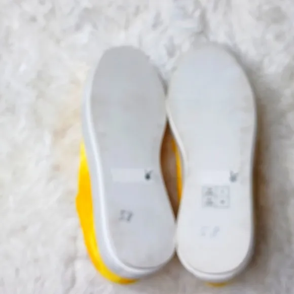 Kurt Geiger London Yellow Quilted Jewel Embelished Platform Sneakers EU 38 NEW