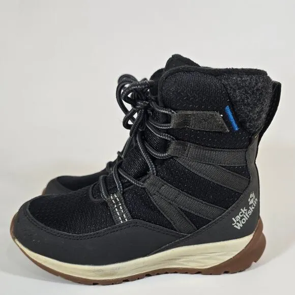 L Jack Wolfskin Boys Polar Bear Texapore High Hiking Shoes Boot Size 11 Winter