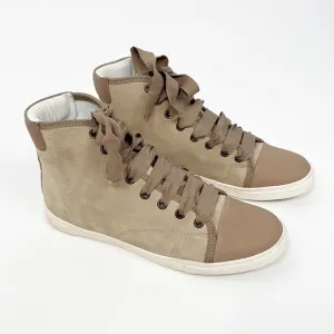 Lanvin Suede High Top Sneakers