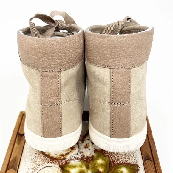 Lanvin Suede High Top Sneakers