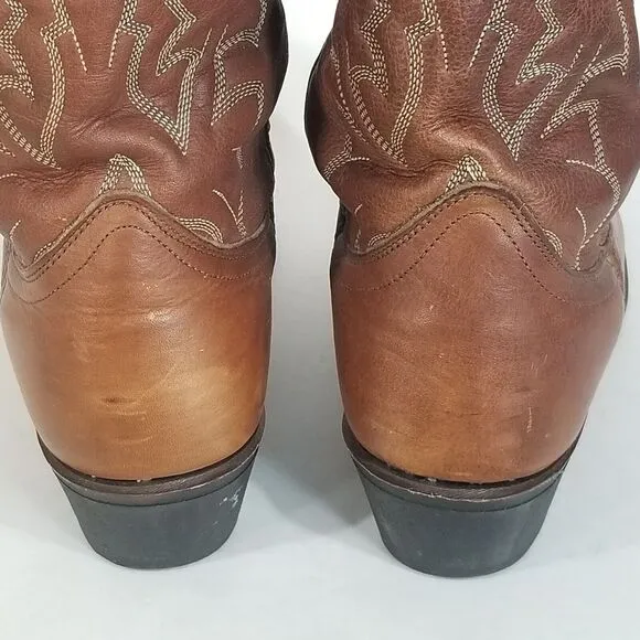 Laredo Boots Men's 11 D Jacksonville Collection Walnut 68372 Western Cowboy USA