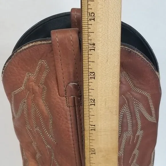 Laredo Boots Men's 11 D Jacksonville Collection Walnut 68372 Western Cowboy USA