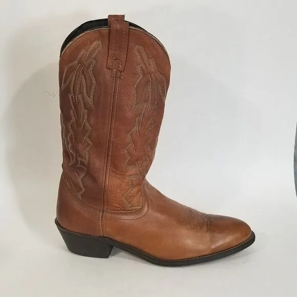 Laredo Boots Men's 11 D Jacksonville Collection Walnut 68372 Western Cowboy USA