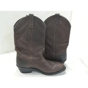 Laredo Distressed Brown Leather Boots Men's Size US 9.5D Cowboy Western 28-1807
