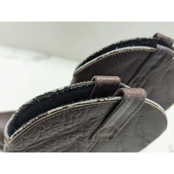 Laredo Distressed Brown Leather Boots Men's Size US 9.5D Cowboy Western 28-1807