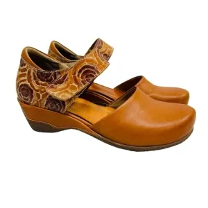 L'Artiste Spring Step Gloss Shoes Slip-On Mary Jane Women’s 36 US 6 Brown Wedges