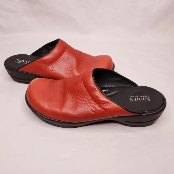 Leather Clogs Slip-On Shoes Liquicell EU 40 US 9.5