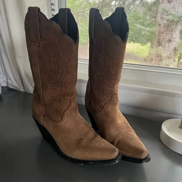 Leather Cowgirl boots