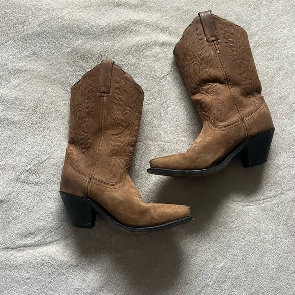 Leather Cowgirl boots