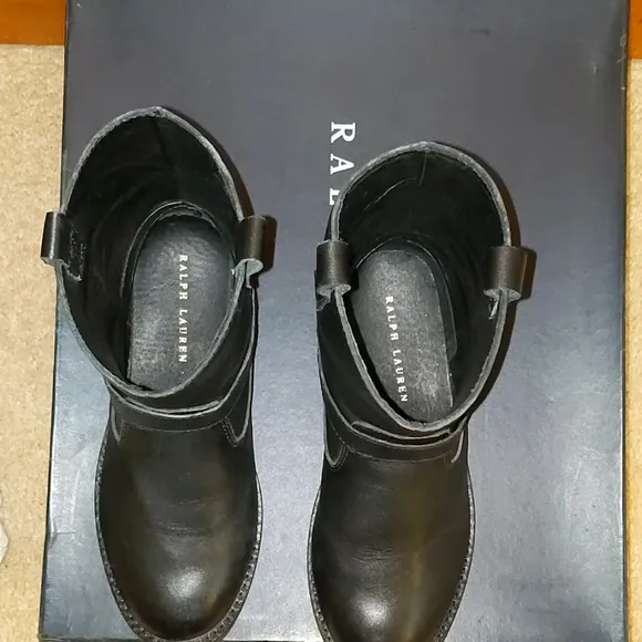 Leather Ralph Lauren Boots