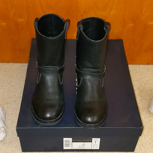 Leather Ralph Lauren Boots