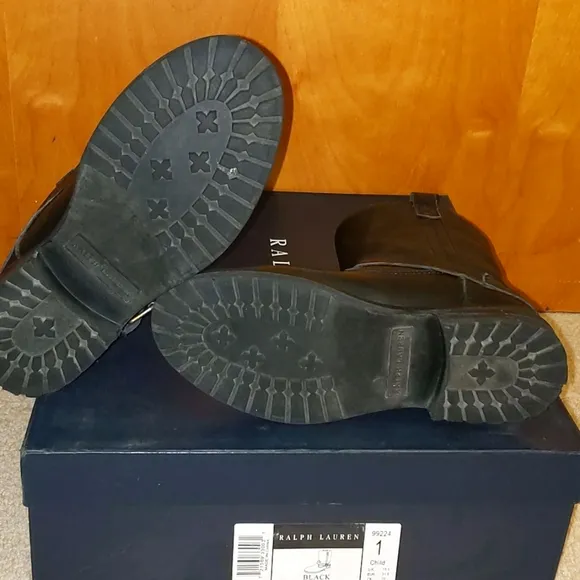 Leather Ralph Lauren Boots