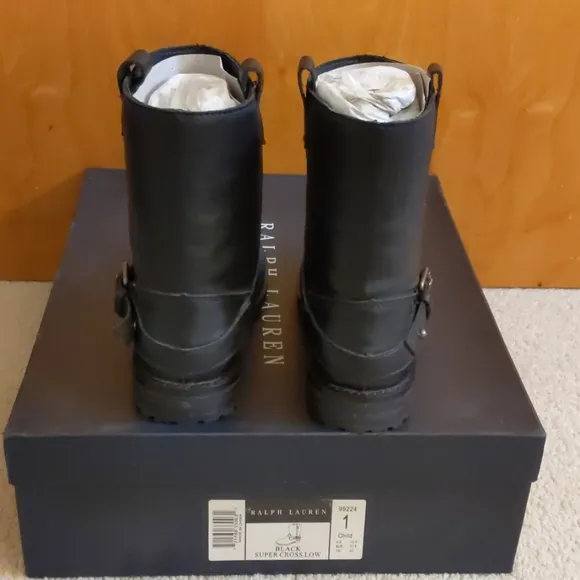 Leather Ralph Lauren Boots