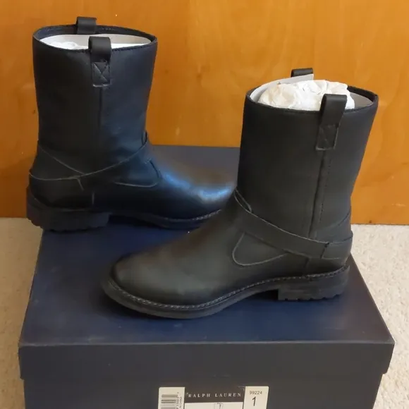 Leather Ralph Lauren Boots