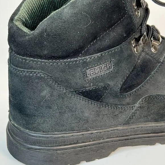 Lehigh Suede Steel Toe Safety Work Boots Men 13