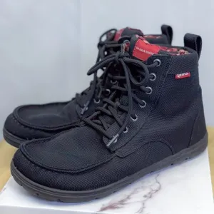 Lems Boulder Black Boot Unisex Vegan Minimalist Hiking Shoes Men's 9 Womens 10.5