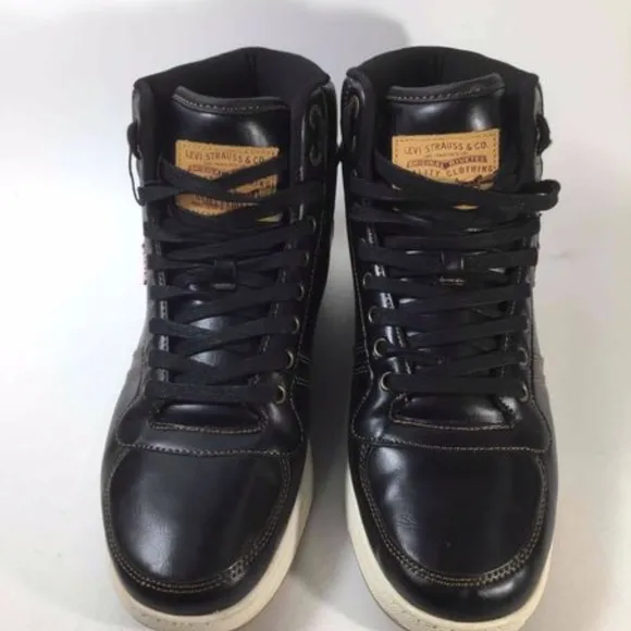 Levi's Men's Comfort High Top Leather Sneakers