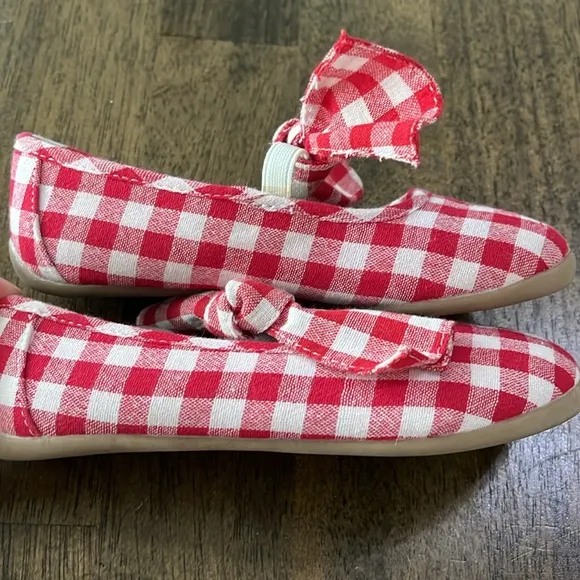 Livie &amp; Luca Red Gingham with Bows size 12