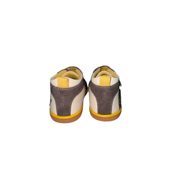 Livie Luca High-Top Sneakers‎ Geometric Designs Green Brown Yellow Casual Shoes
