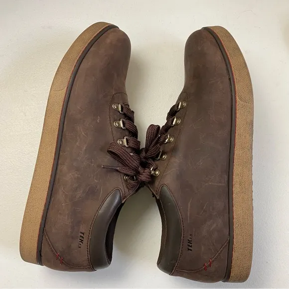 LL Bean TEK 2.5 Mens Low Top Brown Leather Outdoor Athletic Shoes Size 13 Medium