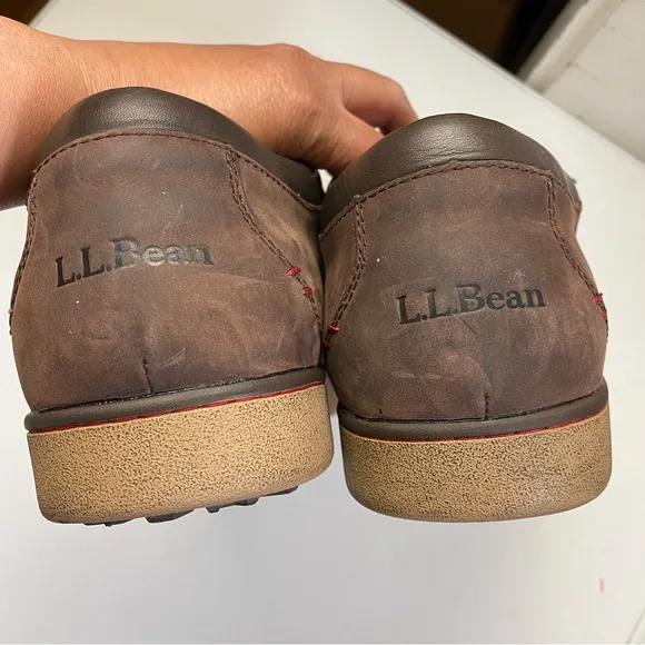 LL Bean TEK 2.5 Mens Low Top Brown Leather Outdoor Athletic Shoes Size 13 Medium