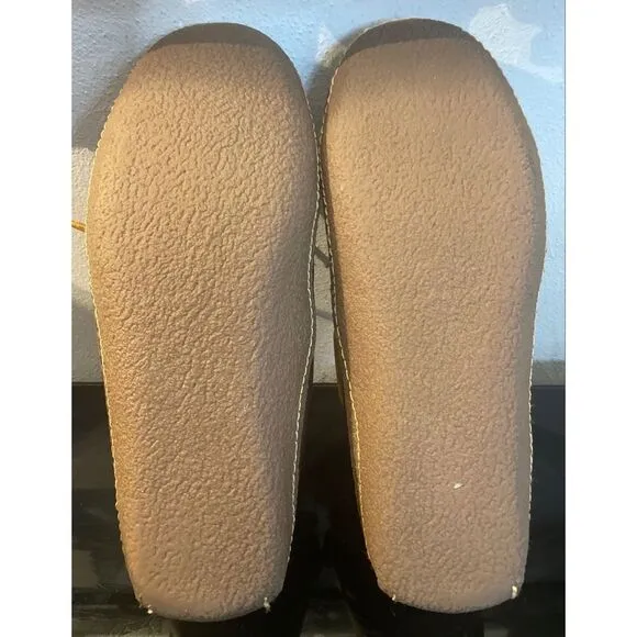 LL Bean Pebble Leather Moccasin Slip-On Loafer Driving Shoes Mens Size 8