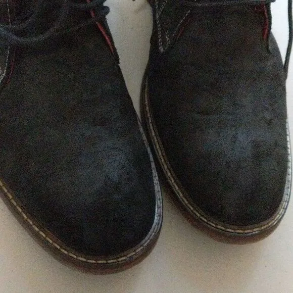 Lloyd Dalbert Suede Black lace up oiled suede boots Germany Men's 10US