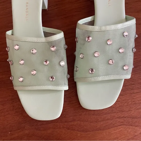 Loeffler Randall seafoam Brooke shoes