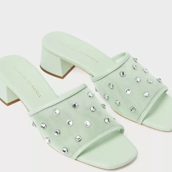 Loeffler Randall seafoam Brooke shoes