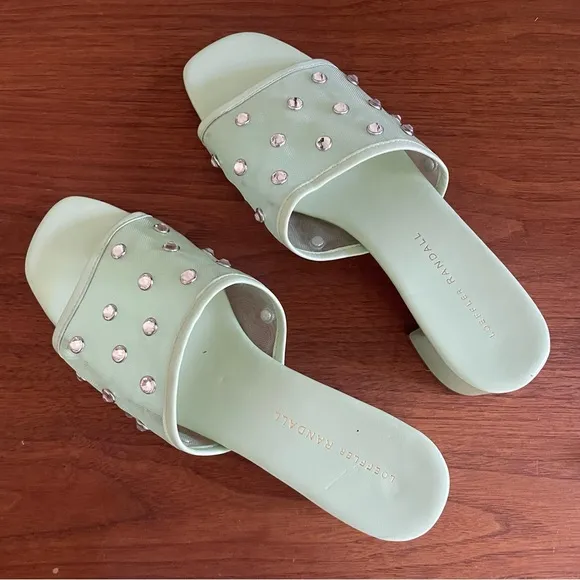 Loeffler Randall seafoam Brooke shoes