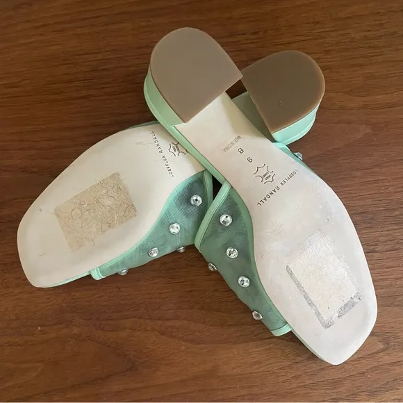 Loeffler Randall seafoam Brooke shoes