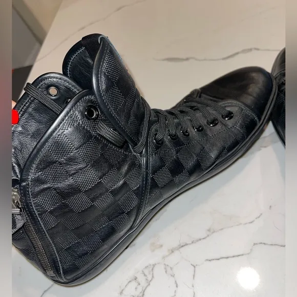 Louis Vuitton High Top Black Damien Sneakers
