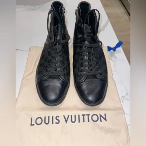Louis Vuitton High Top Black Damien Sneakers