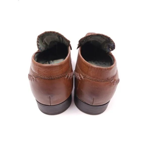 Lounge By Mark Nason Brown Leather Slip On Loafers 72006 Shoes Men's Size 11
