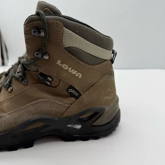 Lowa Renegade GTX Mid Womens 8.5 Gore-Tex Hiking Boots Shoes Leather Ankle Trail
