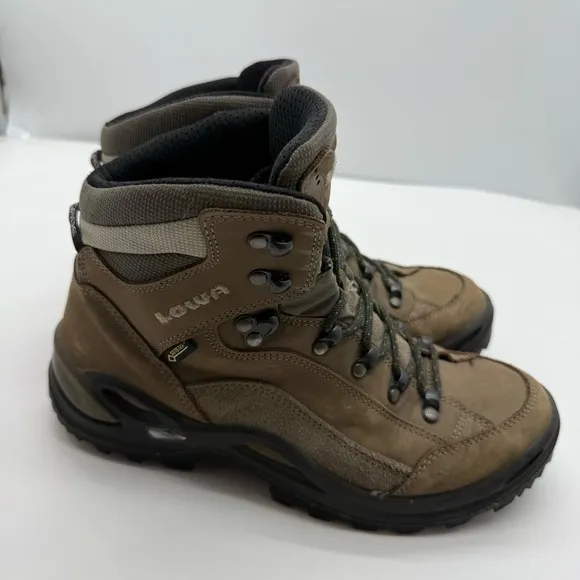 Lowa Renegade GTX Mid Womens 8.5 Gore-Tex Hiking Boots Shoes Leather Ankle Trail