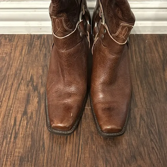 Lucchese Charlie Horse Harness Heeled Boots 8
