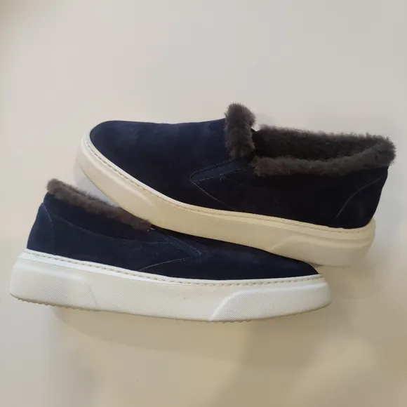 M. GEMI The Cerchio Shearling Sneakers Slip-On