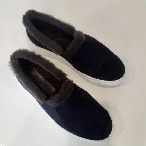M. GEMI The Cerchio Shearling Sneakers Slip-On