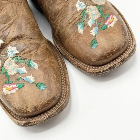 Macie Bean Little Girls Honey Bunch Western Boots / Square Toe - Big Kids 2