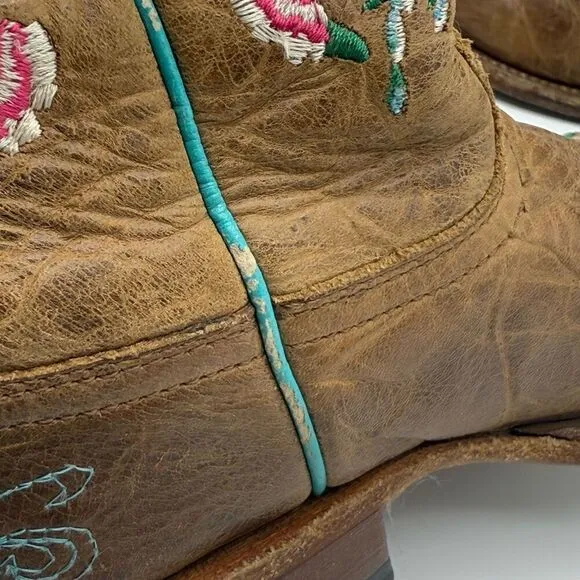 Macie Bean Little Girls Honey Bunch Western Boots / Square Toe - Big Kids 2