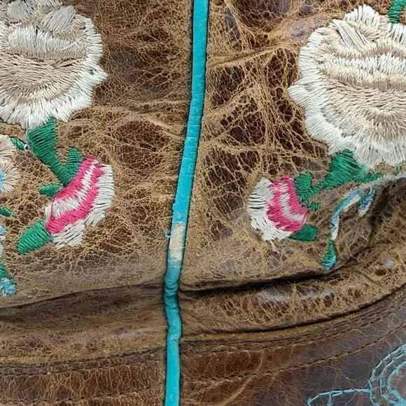 Macie Bean Little Girls Honey Bunch Western Boots / Square Toe - Big Kids 2
