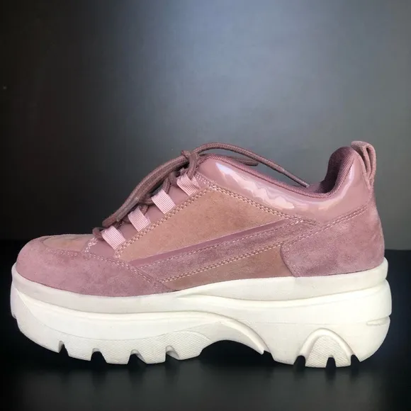 Madden Girl  Bounce Platform Sneakers Pink Size 8.5